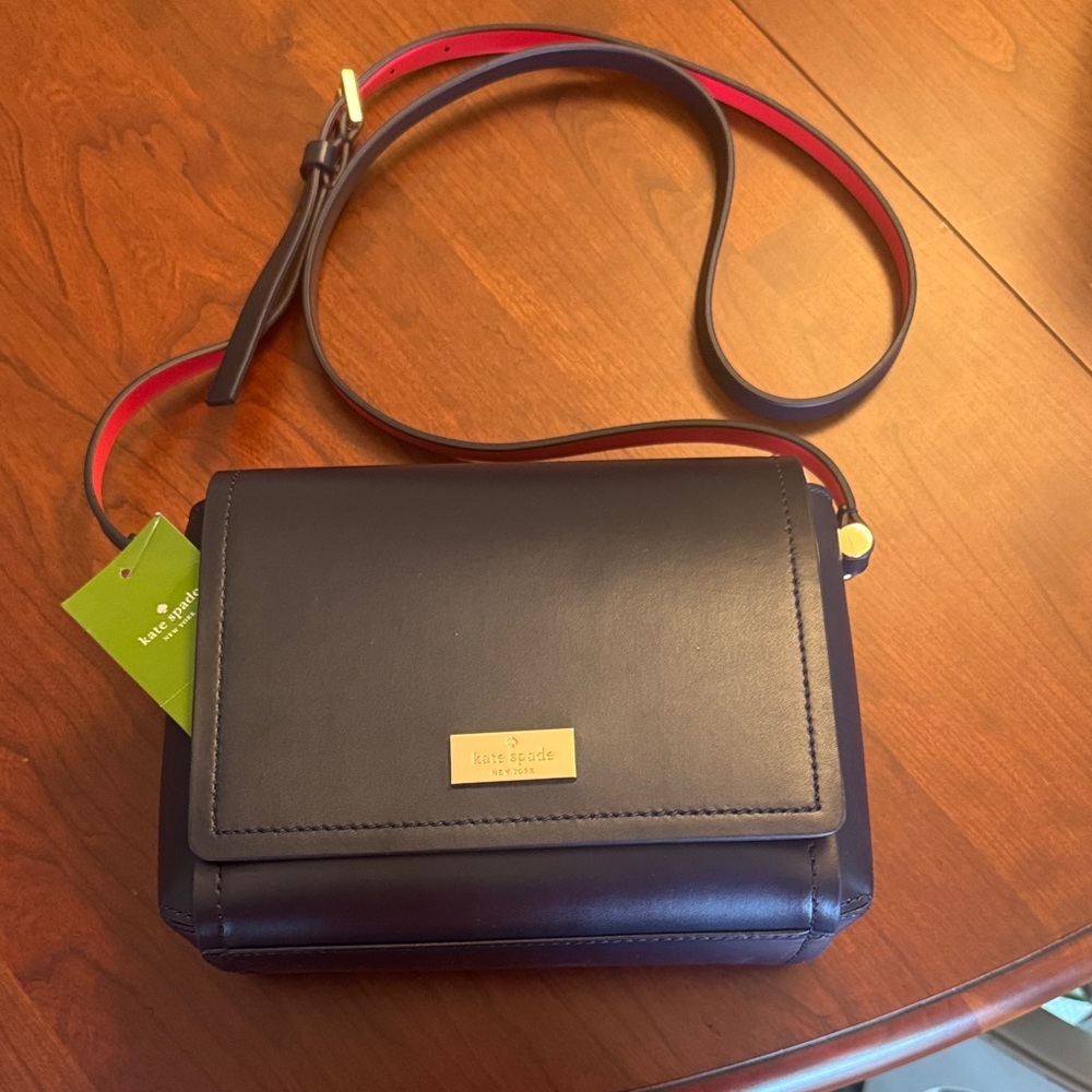 Kate Spade Navy and Red Crossbody Bag